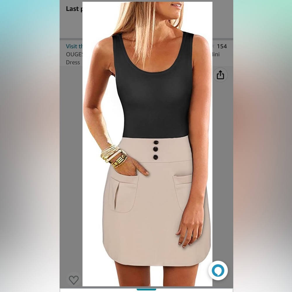 Sleeveless Mini Dress🥳